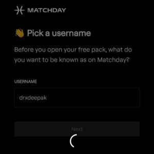 Matchday Referral Code Sign Up