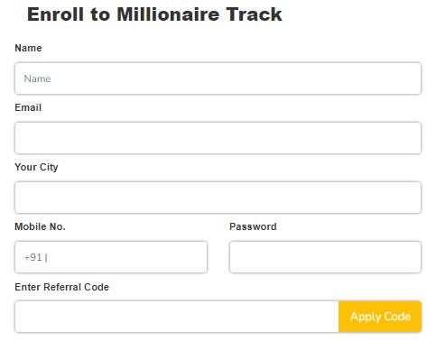 Millionaire Track Referral Link Code