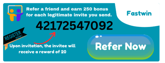 FastWin App Referral Invite Code