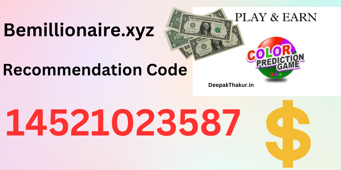 Bemillionaire.xyz Recommendation Code