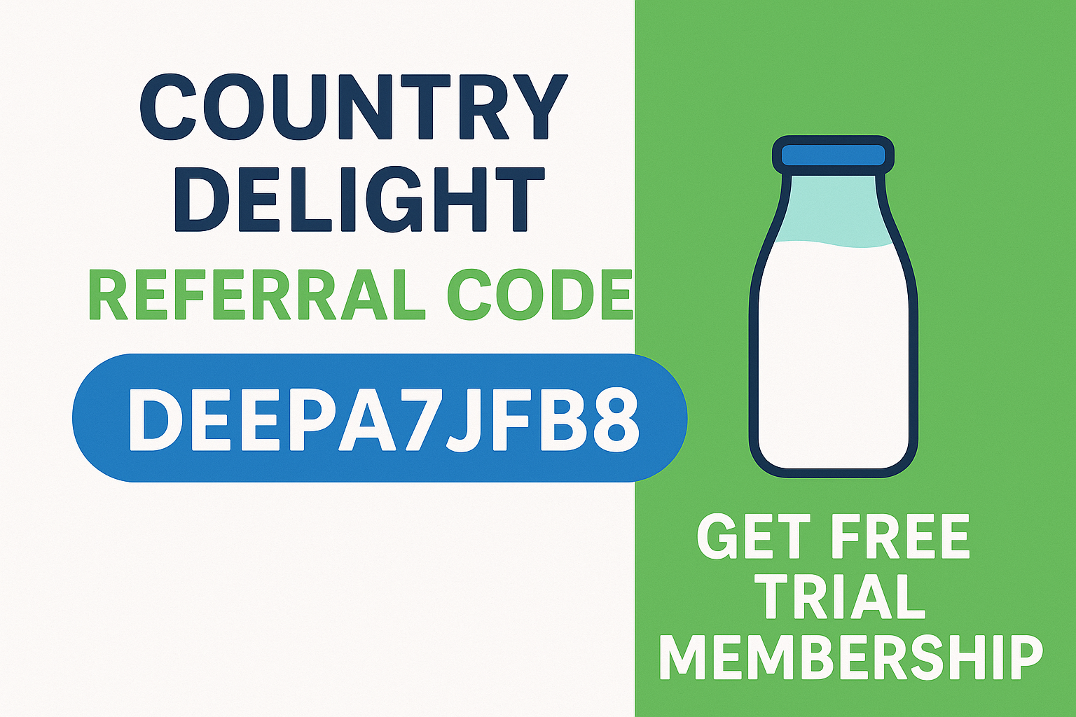Country Delight Referral Code