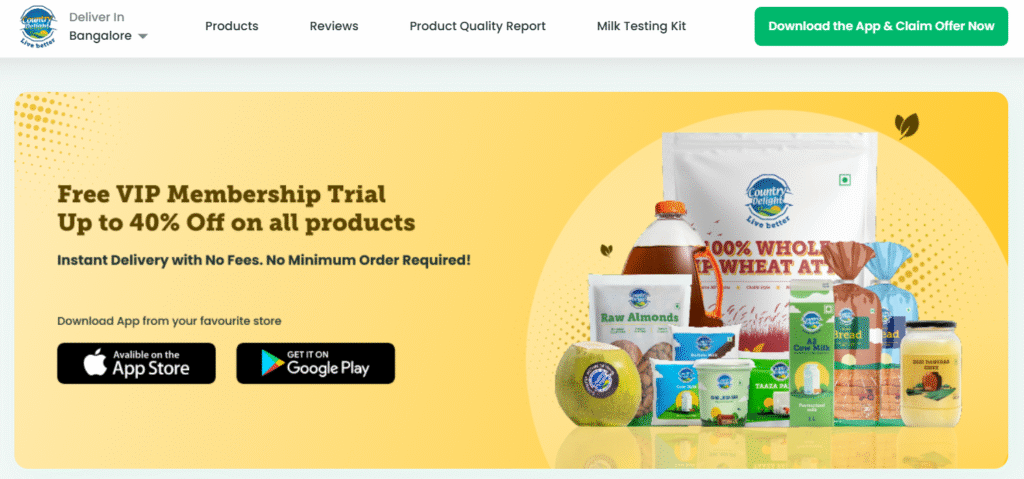 Country Delight Referral Code